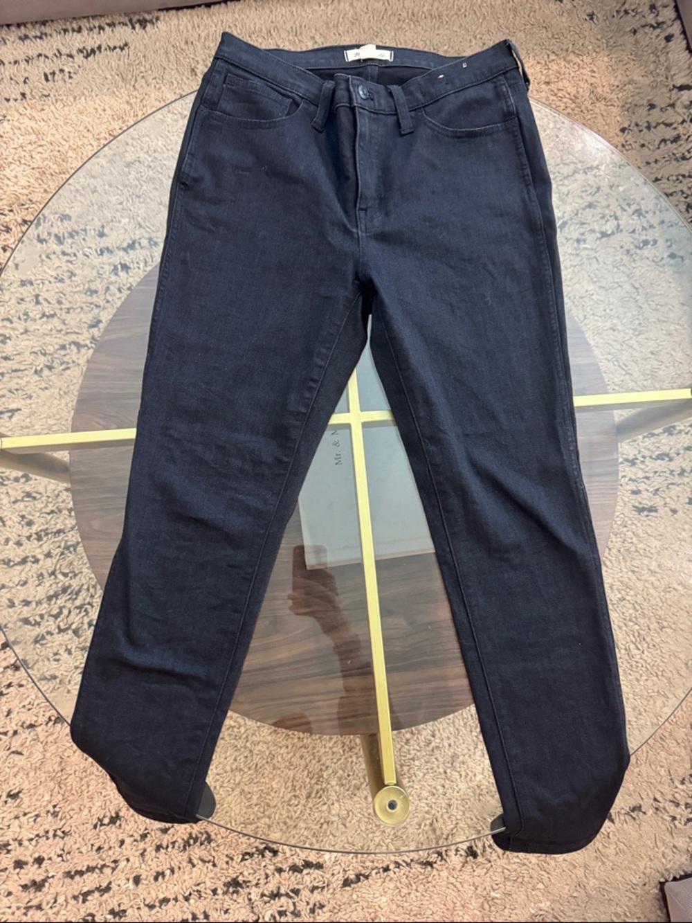 Madewell Black Straight-Leg Jeans